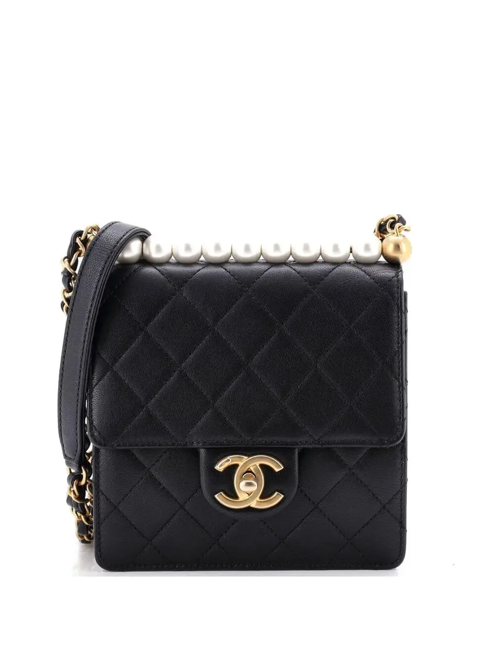 Chanel Chic Pearls Flap Bag Quilted #277134C29B